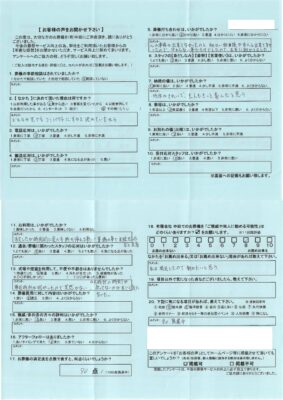 心の準備が出来ていなかったのと、細かい相談が本人と出来ていなかったので、分からない事だらけでしたので、本当に助かりました。